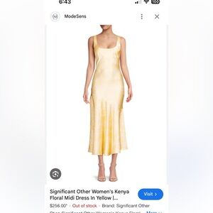 NWT SIGNIFICANT OTHER Kenya Floral Midi Dress size 4